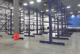 Cantilever racking warehouse